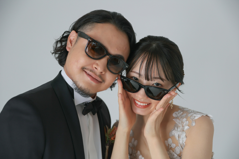 サングラスを使って