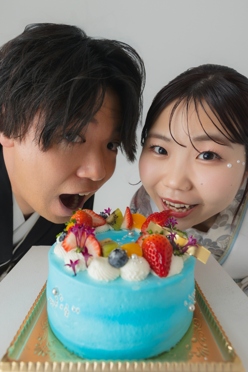 ケーキを持ってきていただき！