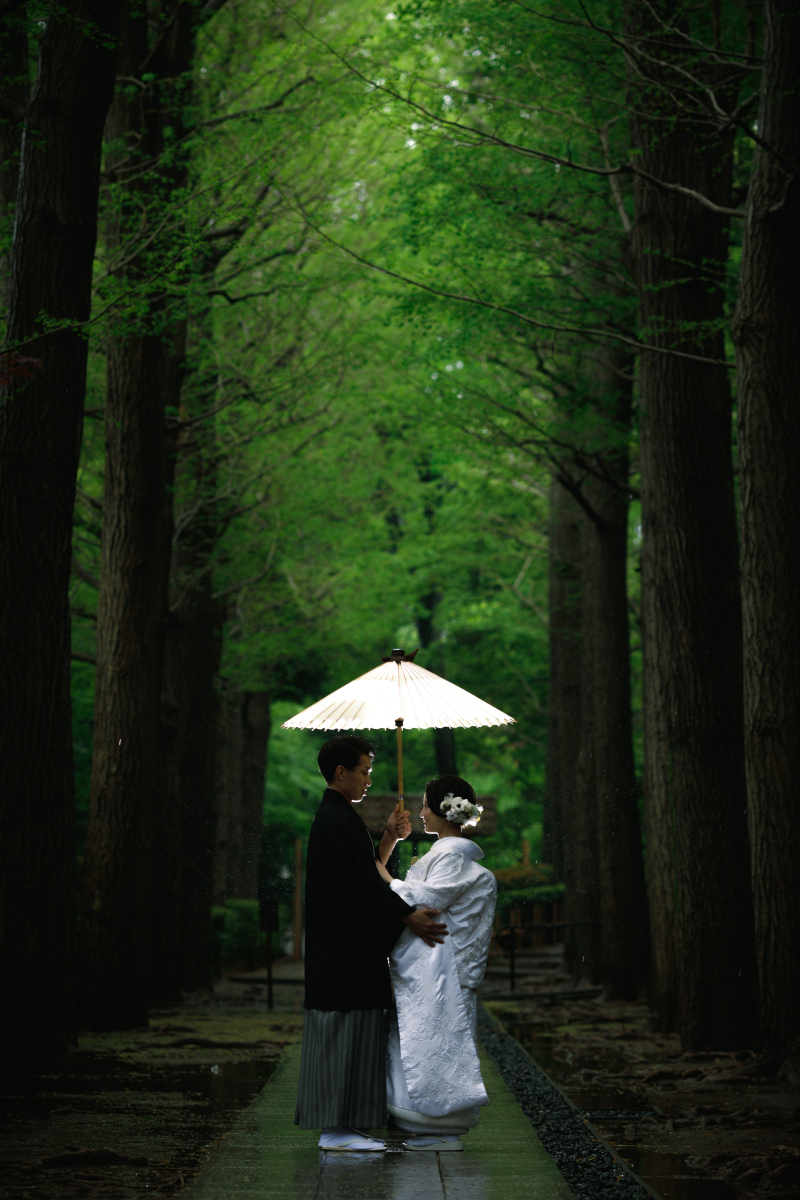 雨の日を生かした写真