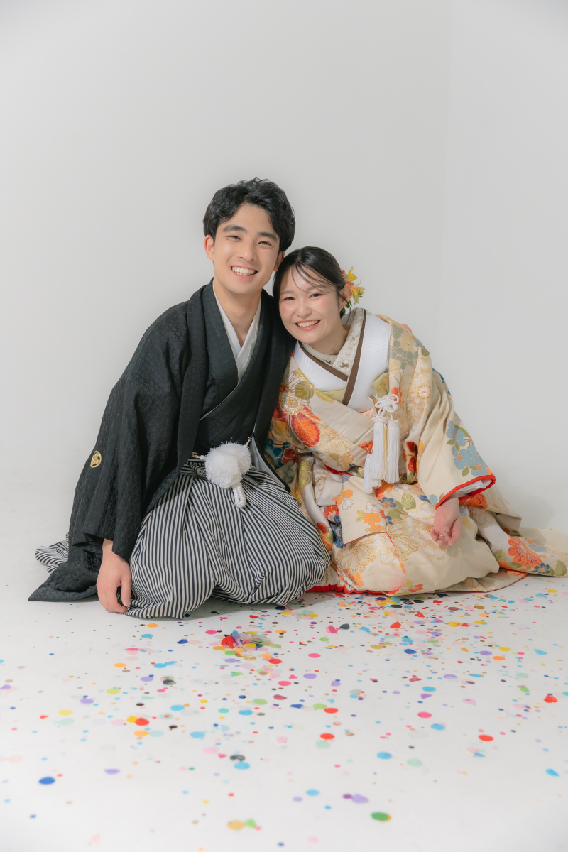 幸せそうなおふたり