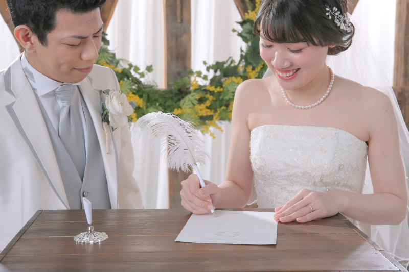 結婚式の様に