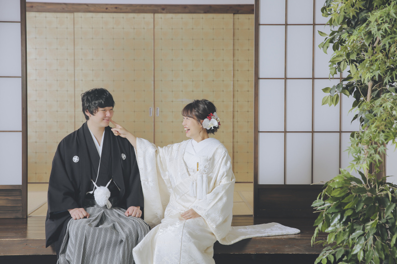 笑うのが苦手な新郎さん