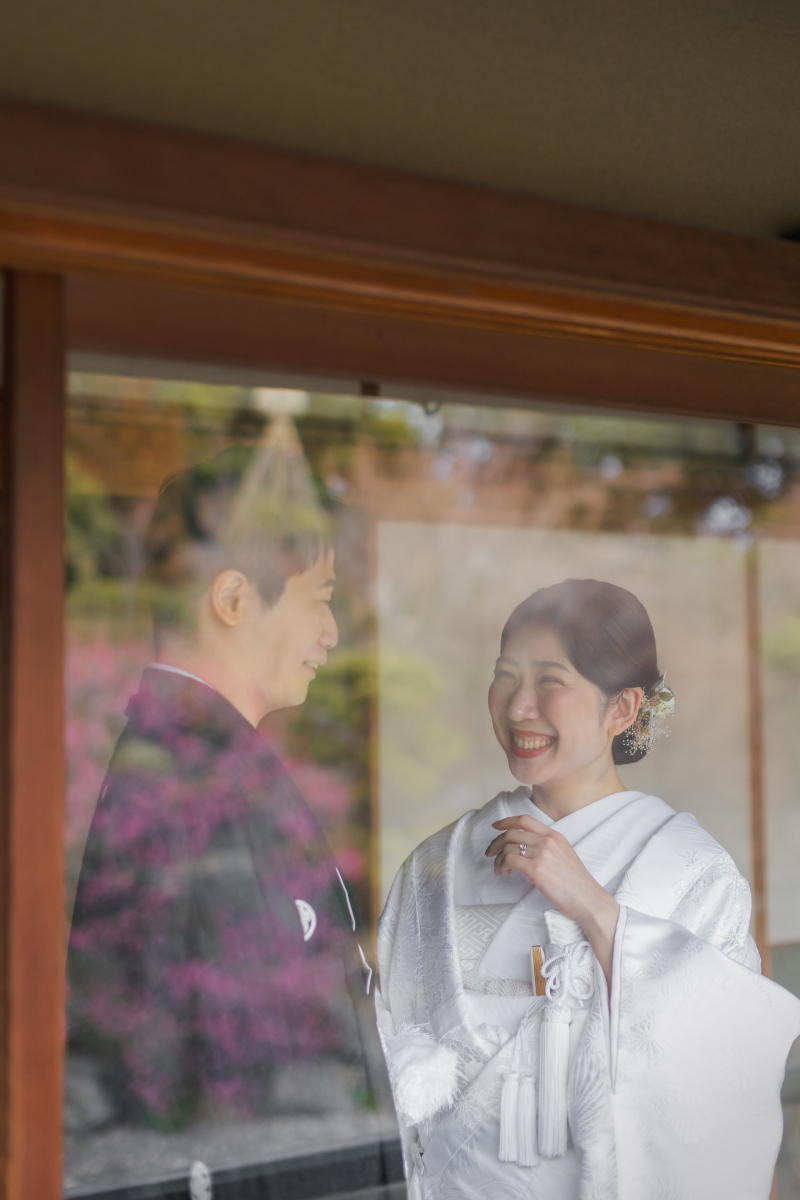 梅の花と残す【目白庭園】
