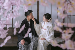 屋内庭園で春先取り撮影！