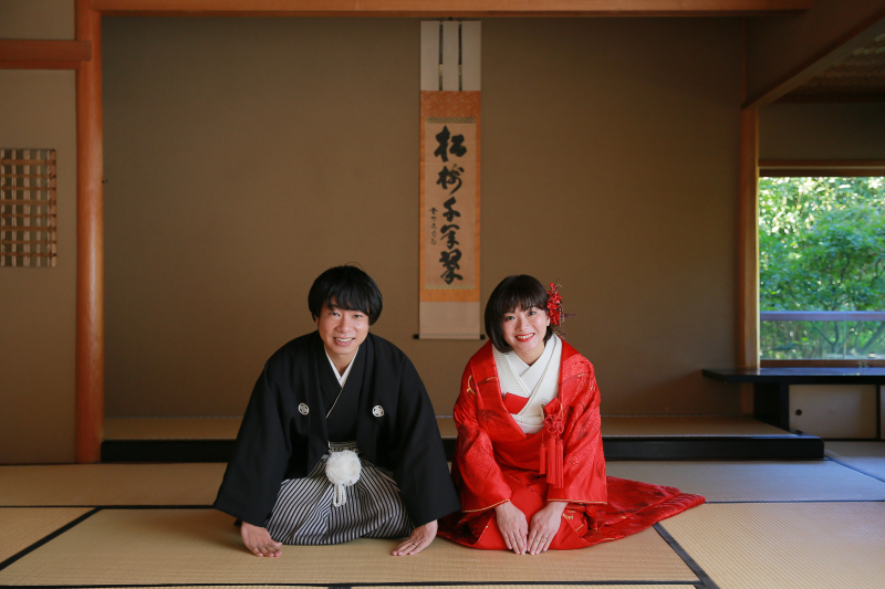 和室での撮影も