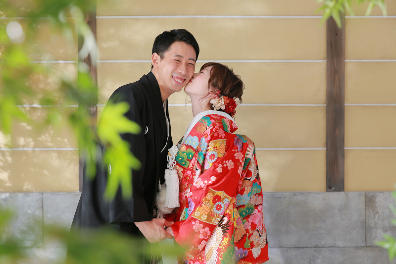 ほっぺにちゅー