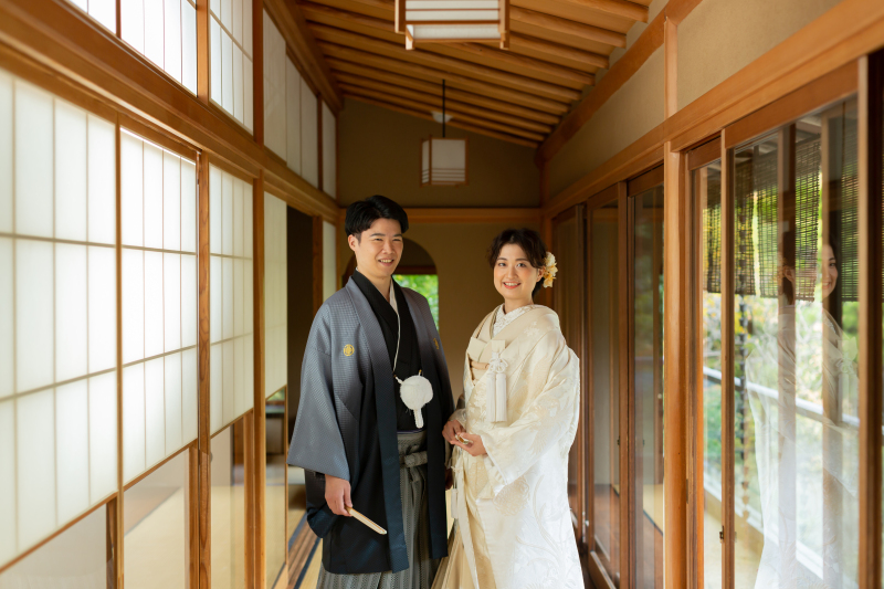 お茶室（廊下にて）