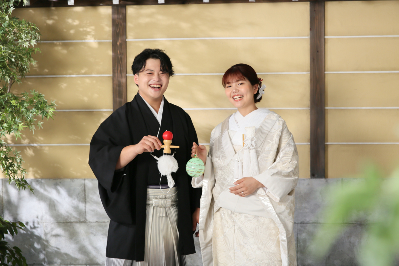 【屋内庭園スタジオ】動きをつけて楽しく撮影！