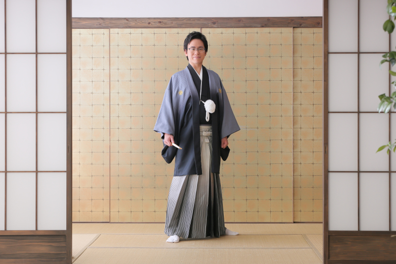 ご新郎様のソロショット。