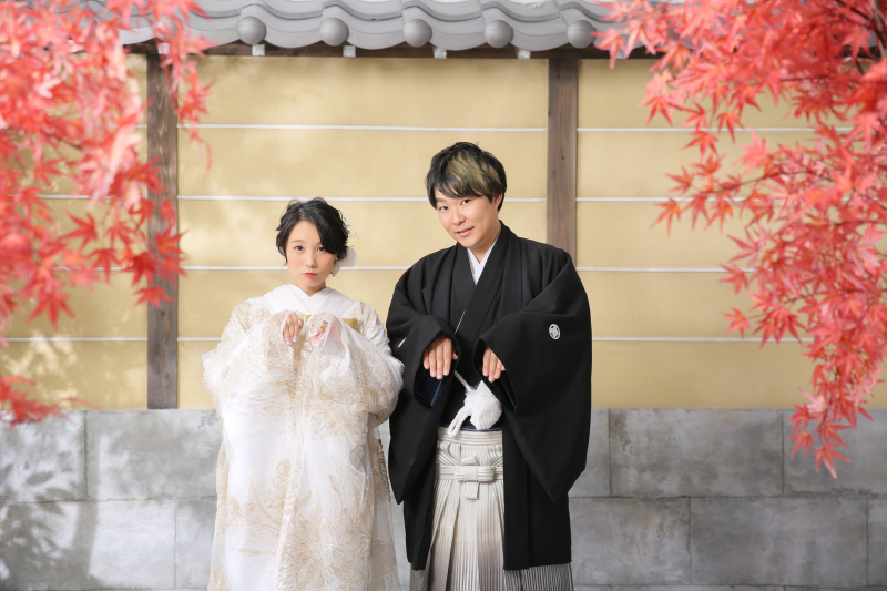 可愛いポーズを決めてくださるおふたり！