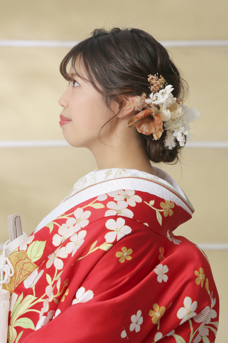 ご新婦様のヘアスタイルショット！