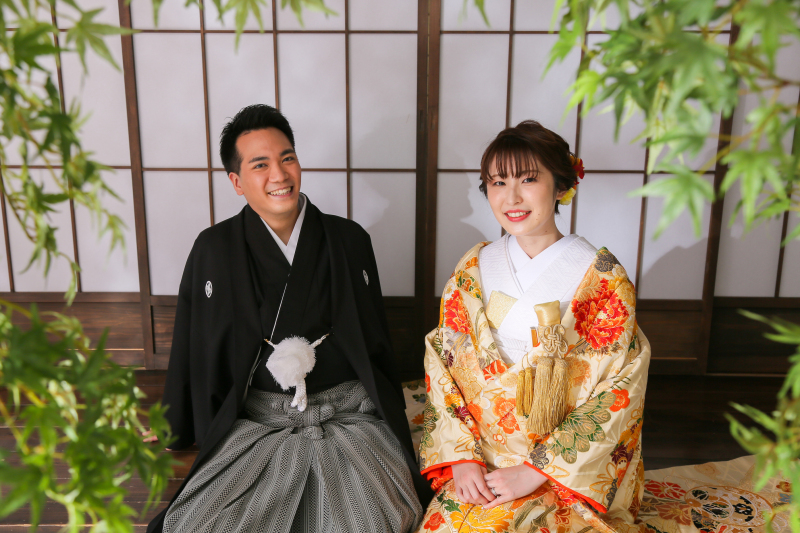 緑に囲まれながら