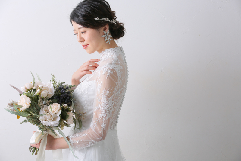 ご新婦様のブーケショット