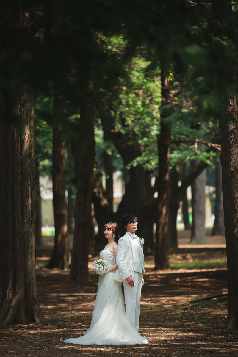 木漏れ日の中で