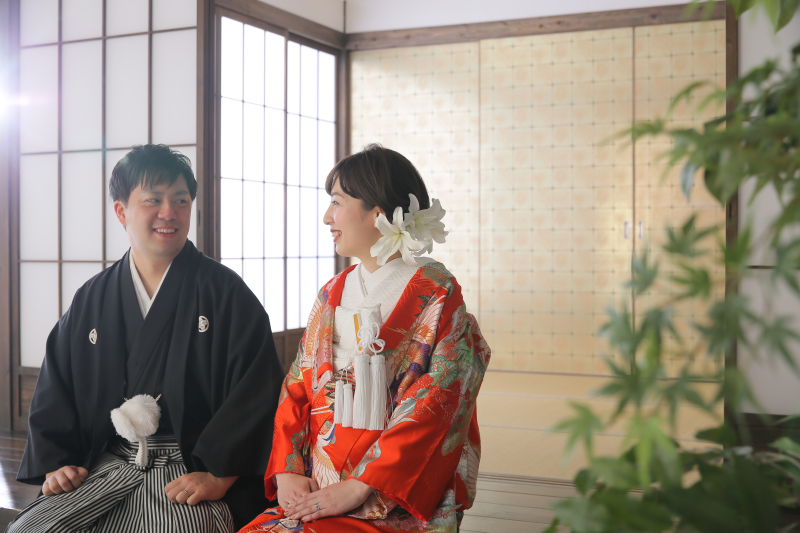 紅葉時期が過ぎても屋内で撮影できますよ♪