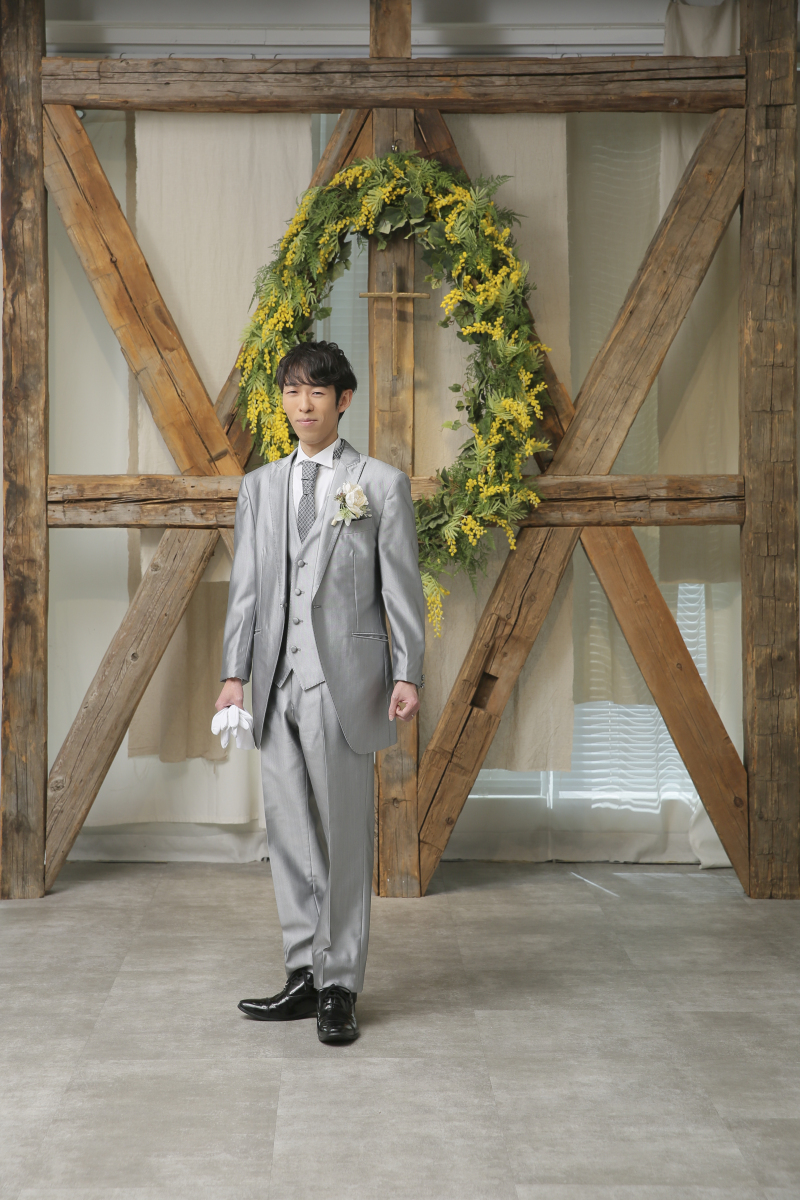 ご新郎様のソロショット。パート1