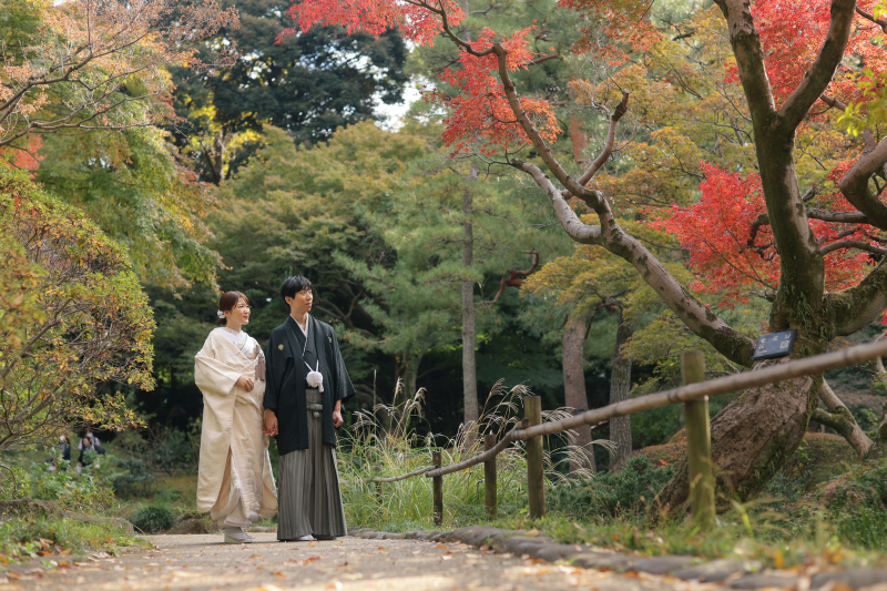 お散歩しながら