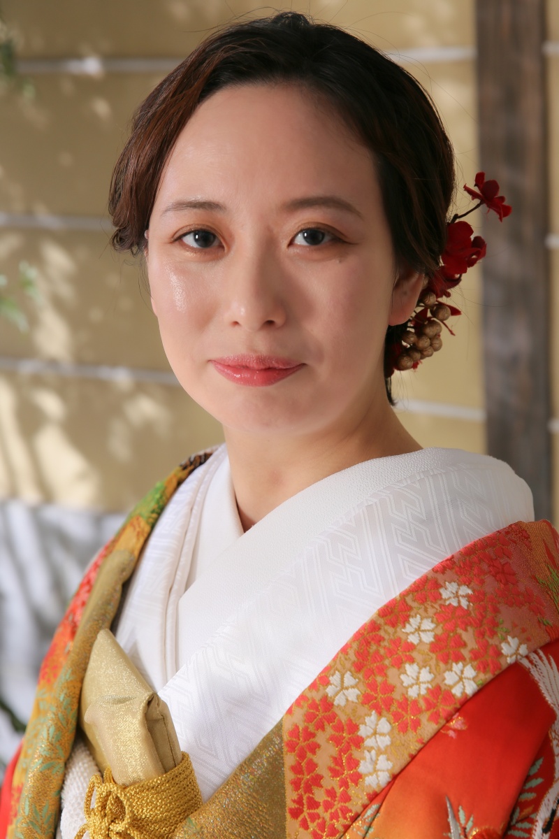 ご新婦様はふんわり可愛らしく♪