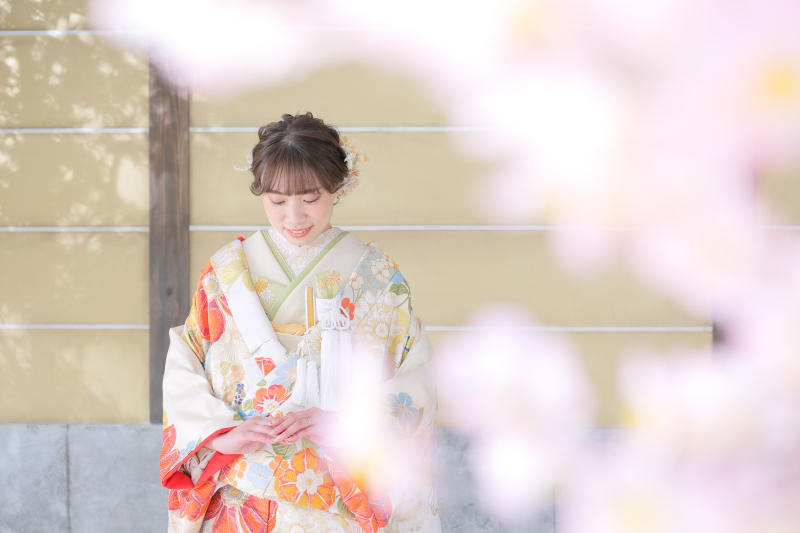 ご新婦様のソロショット。