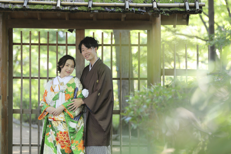 グリーン×ブラウン