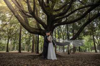 代々木公園　洋装ロケーション