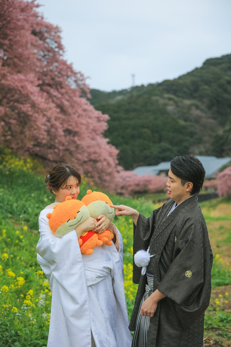 可愛らしいぬいぐるみと一緒に♪