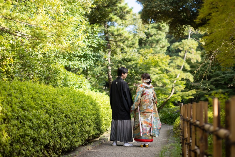 お散歩中のおふたり