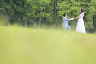 「Will you marry me?」