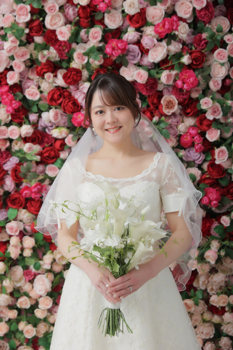 洋装の新婦様もとっても綺麗です。
