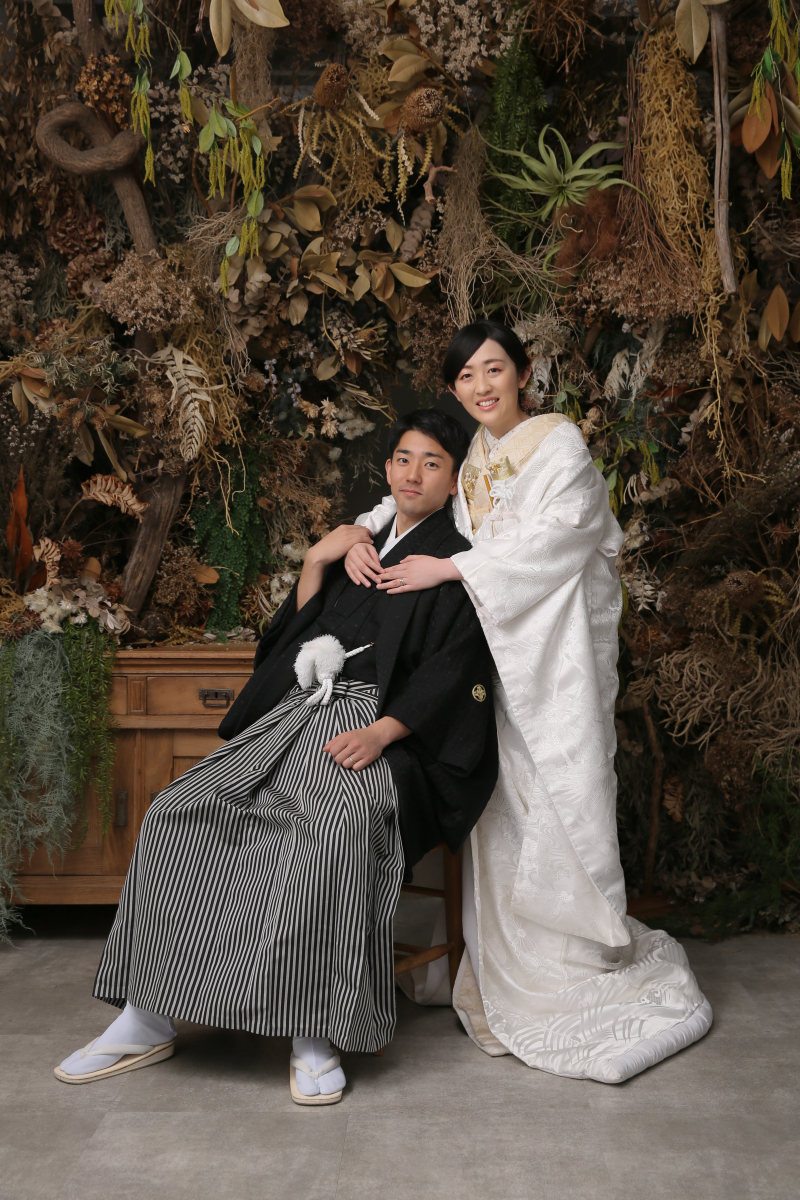 和装×ドライフラワー