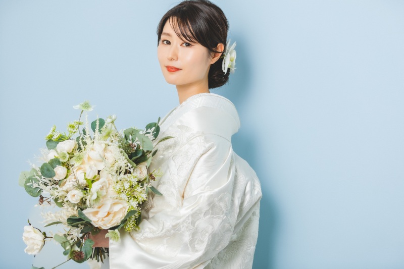和装×ブーケ