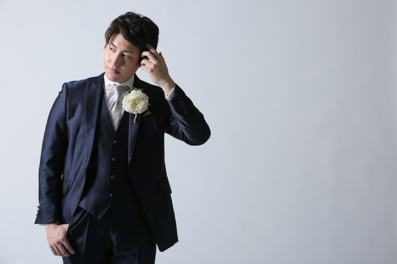 新郎様のソロショット♪