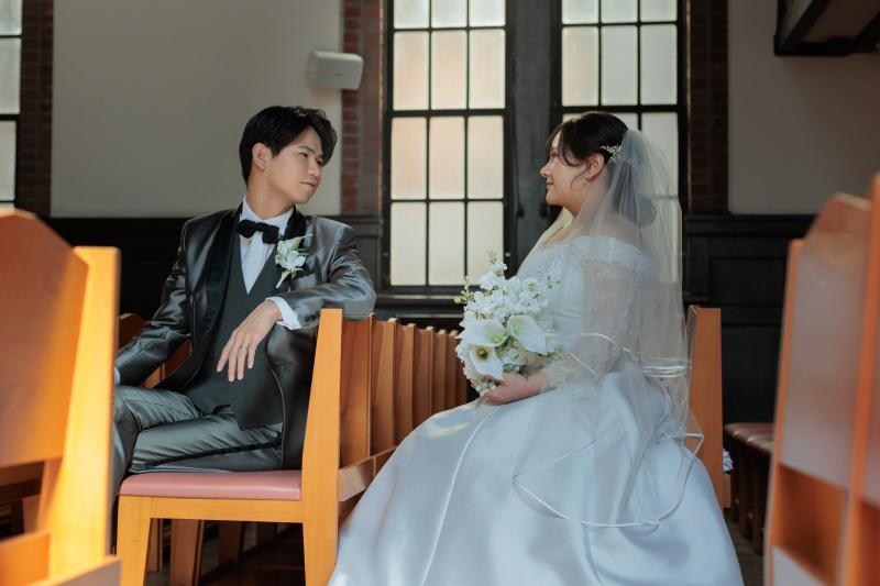 静謐に包まれる誓いの朝