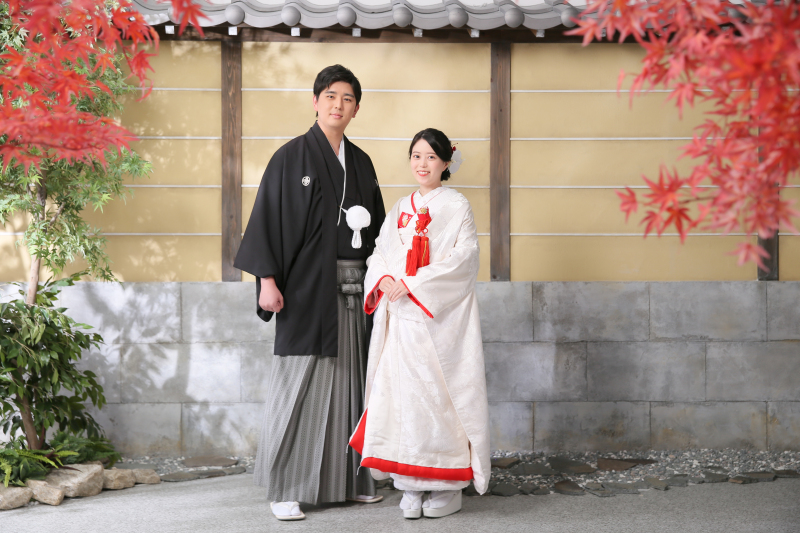 紅葉と共にお外のようなお写真を！