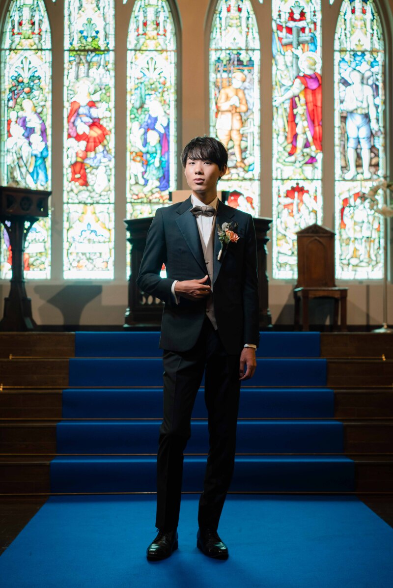 新郎様のソロショット