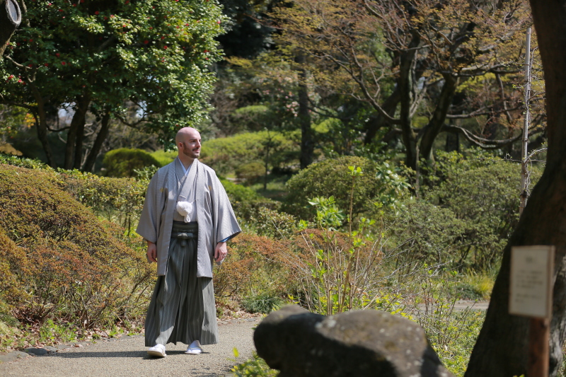 新郎様はかっこよく