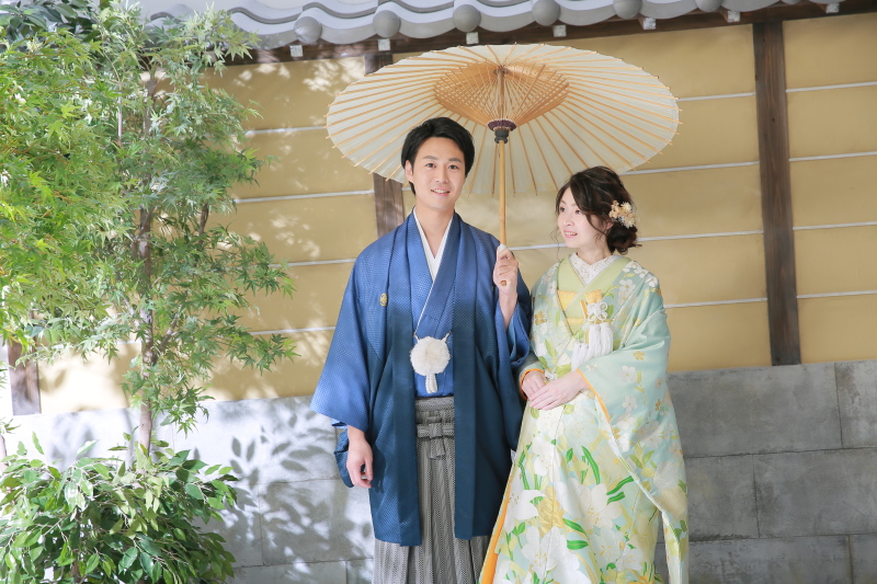 まずは色打掛で