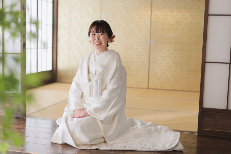 白無垢にチェンジ