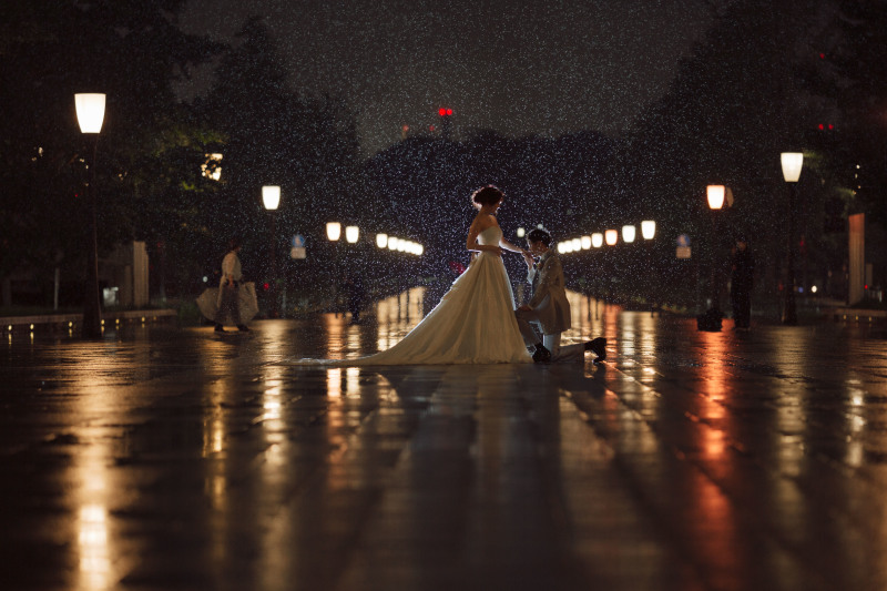 雨の日ならでは