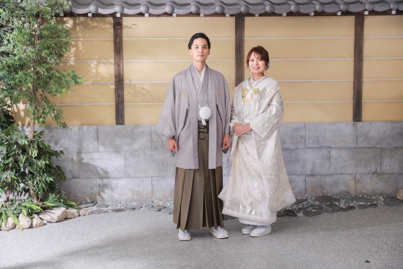 まずはお庭で♪