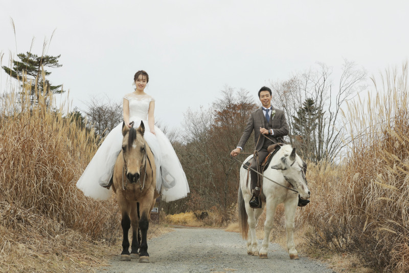 乗馬撮影開始！