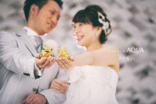 「シーサーと一緒」