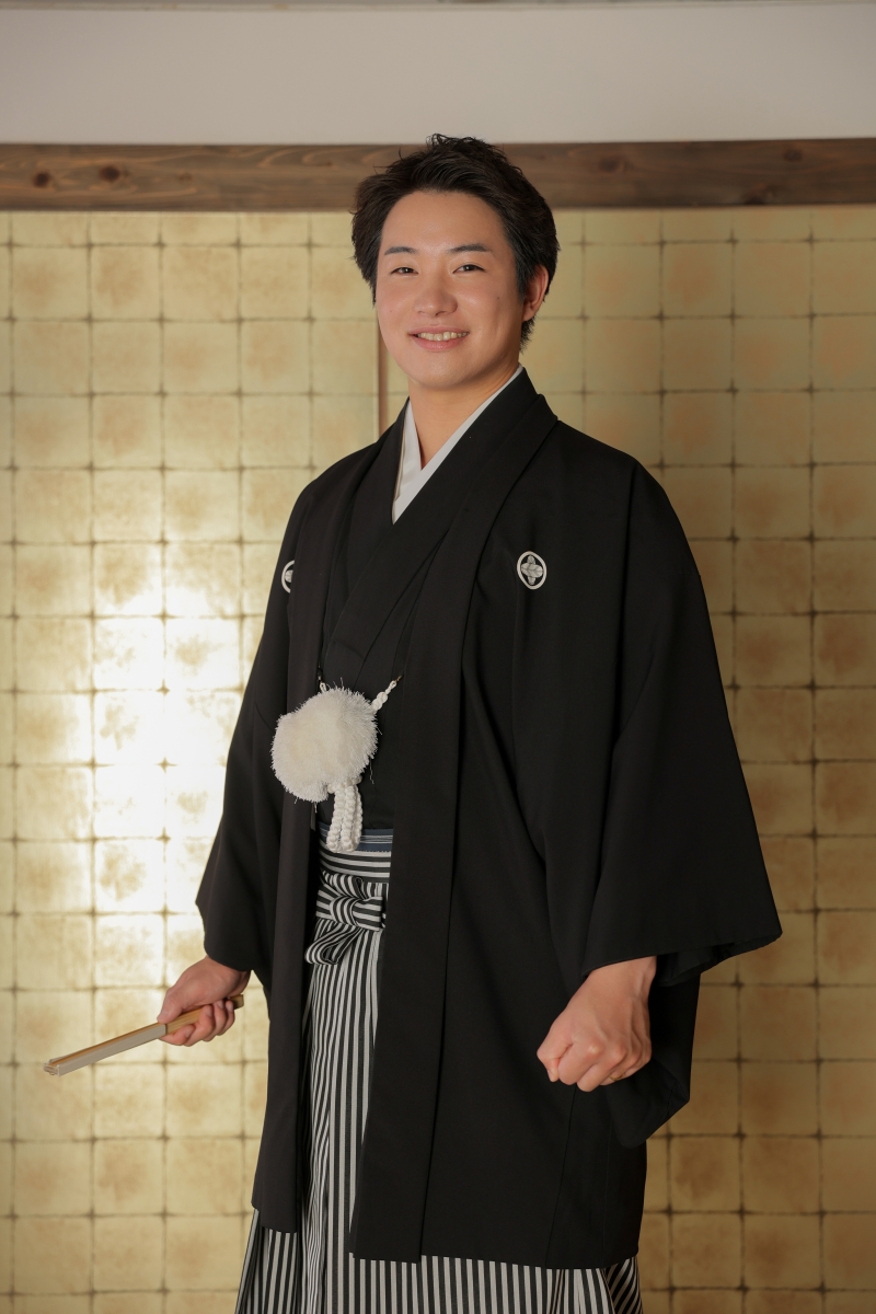 新郎様の表情をアップ