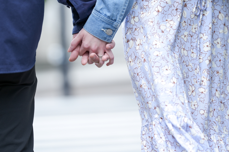 屋内庭園とエンゲージフォト！