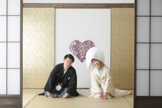 桜の屋内庭園スタジオ