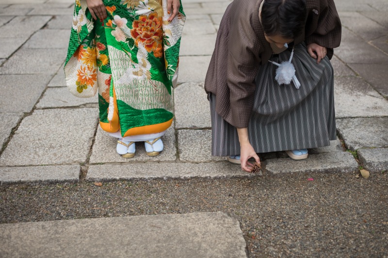 松ぼっくり発見！