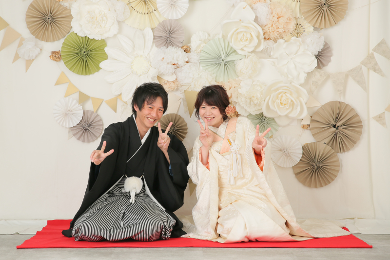 和装・洋装どちらも1日で撮影できます♪