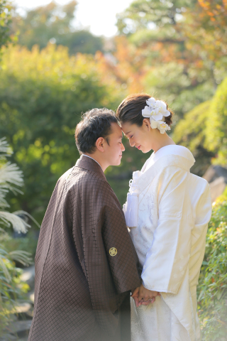 白無垢で和装ロケーション！