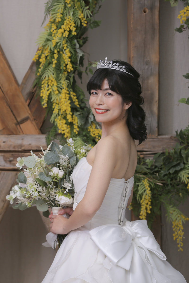 ご新婦様のソロショット。パート1