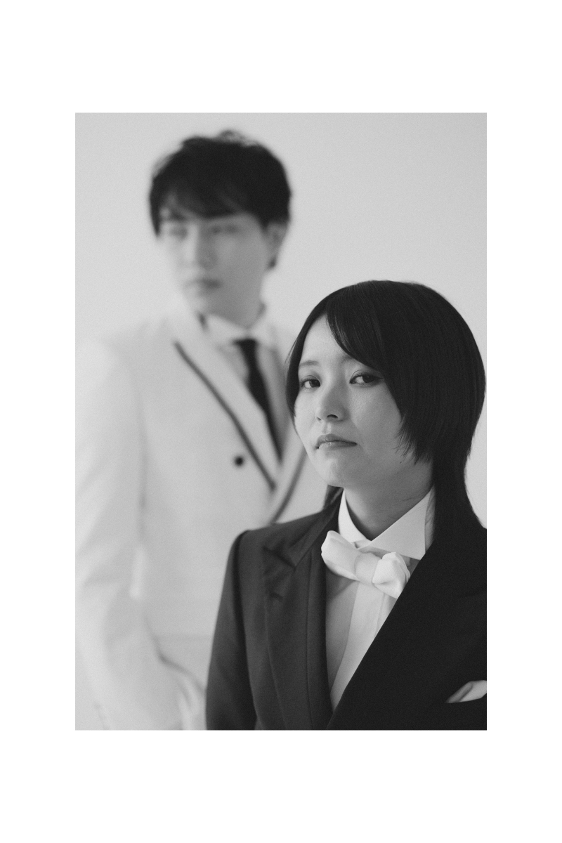 前後差をつけて